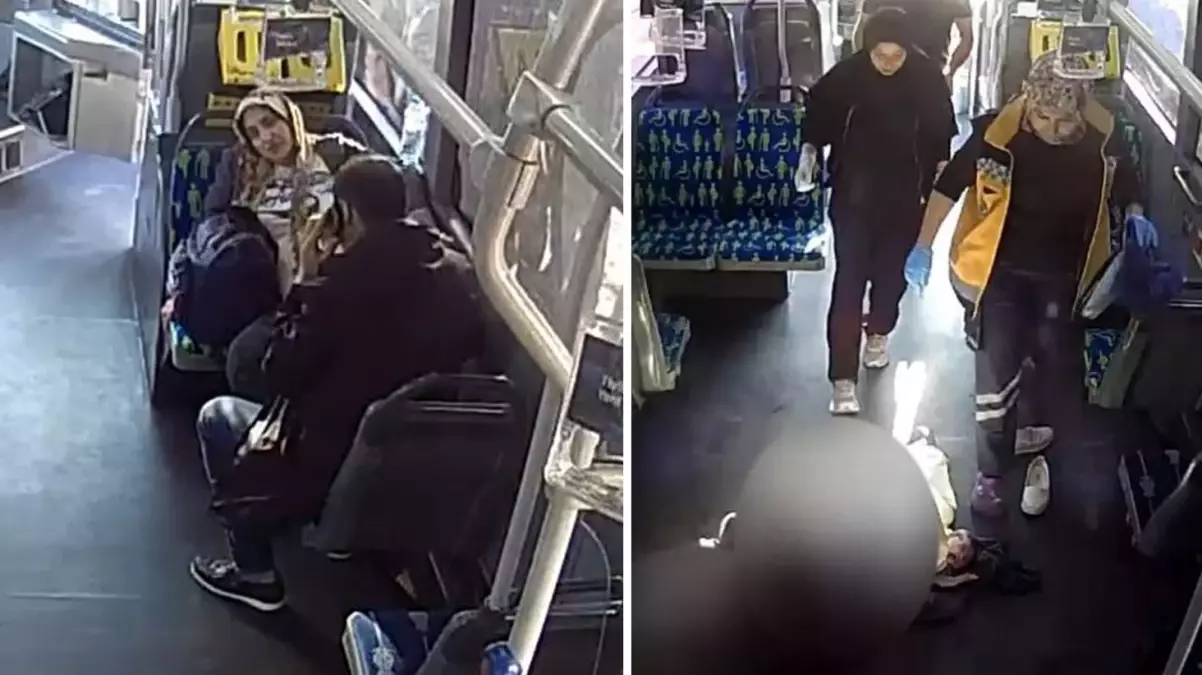 Hamile kadın metrobüste doğum yaptı