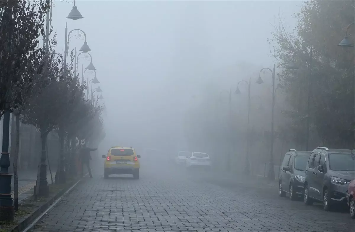 Kars’ta Yoğun Sis ve Soğuk Hava