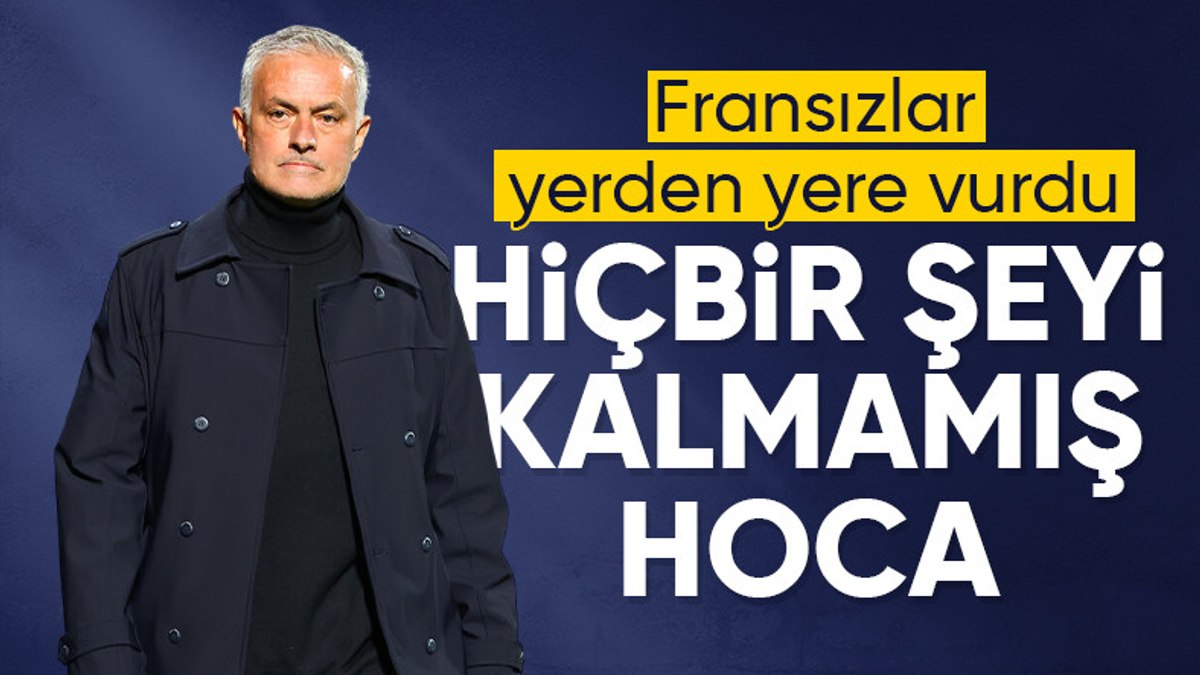 Fransız medyasından Jose Mourinho’ya tepki