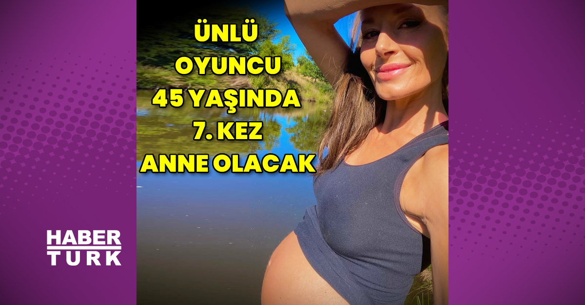 Ünlü oyuncu Madeleine West, 45 yaşında 7’nci kez anne olacak